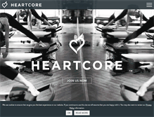 Tablet Screenshot of heartcore.co.uk